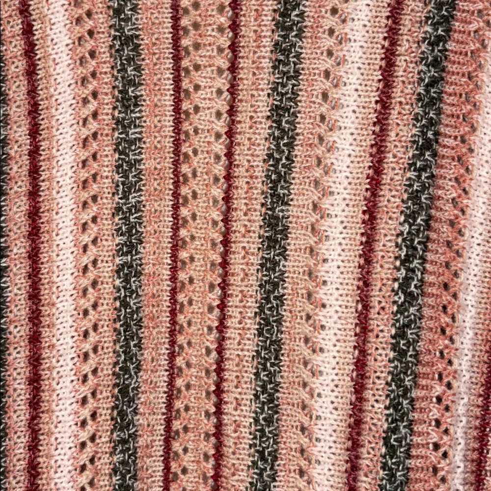 Carolyn Taylor Colorful Striped Open front Cardigan - Picture 5 of 5